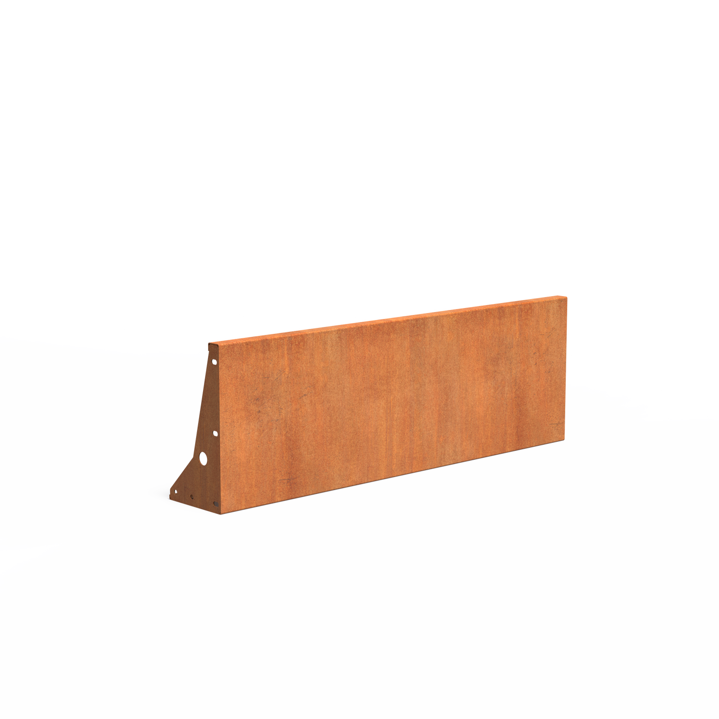 Gerade Stützmauer / schmaler Rand