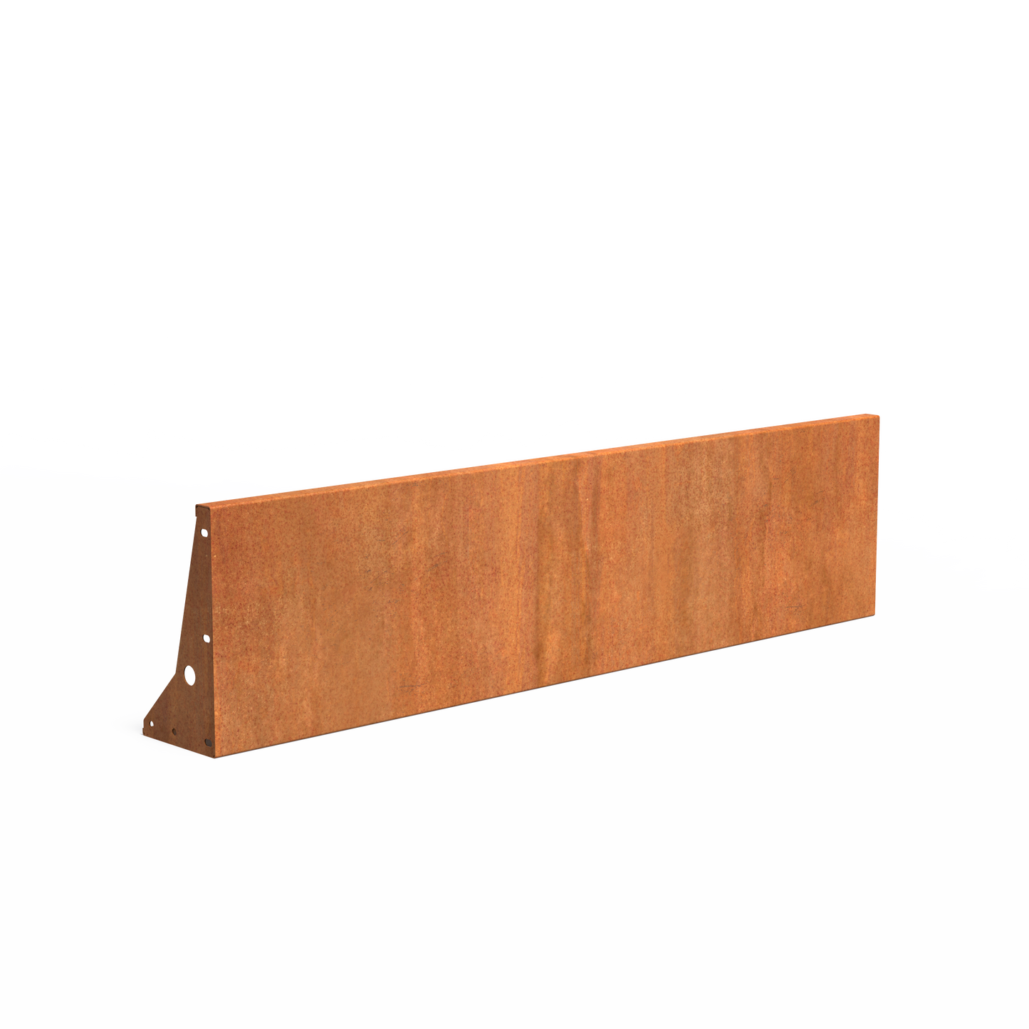 Gerade Stützmauer / schmaler Rand