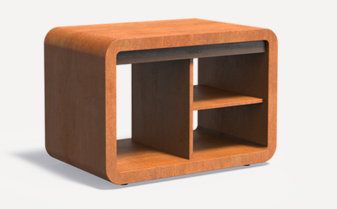 Kochstation aus Cortenstahl