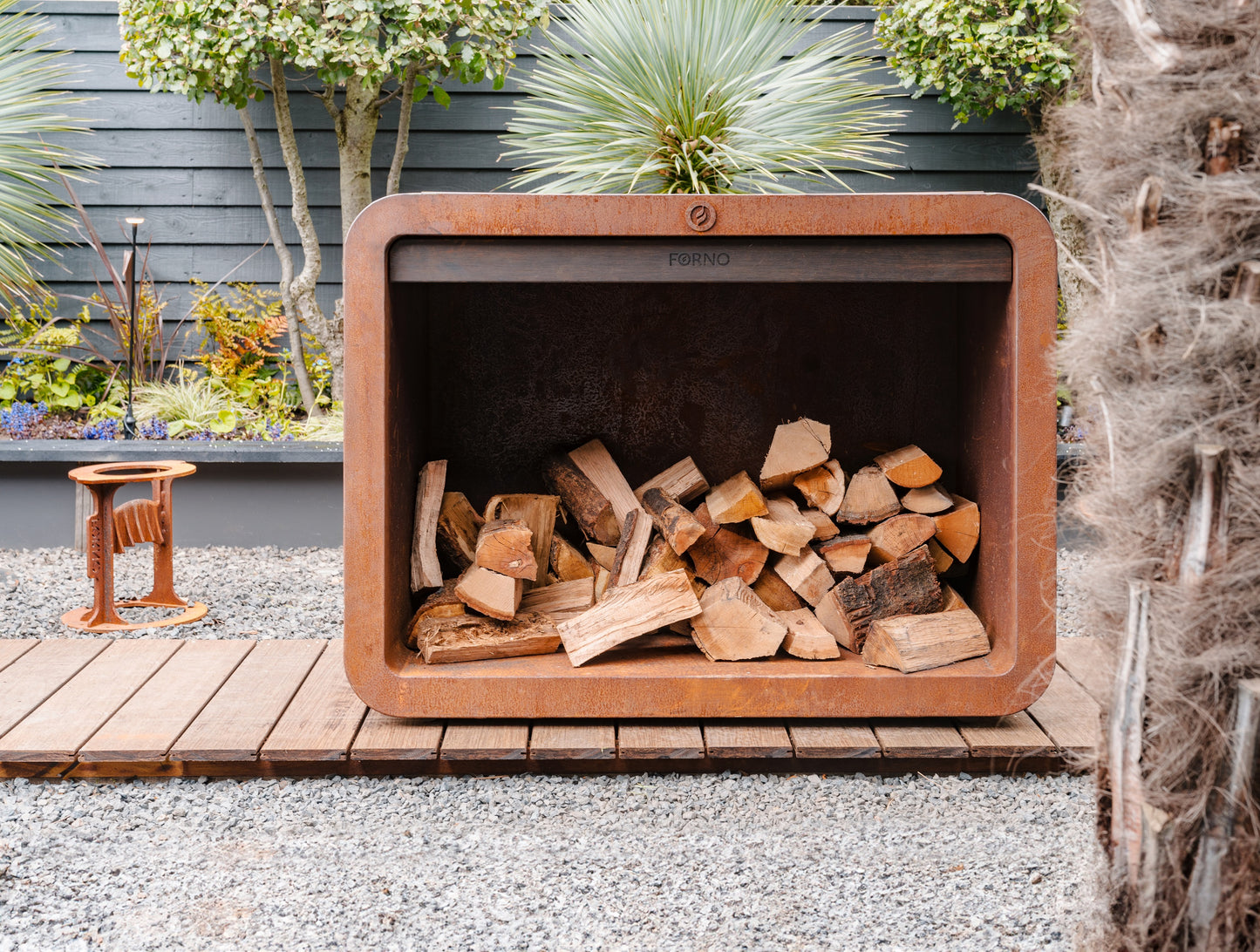 Station Dome Standard en Corten