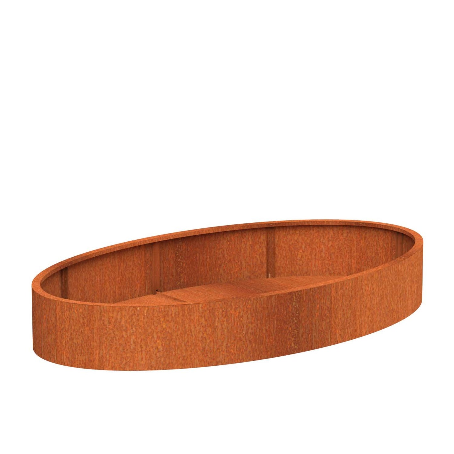Pflanzgefäß ELLIPSE aus CorTen