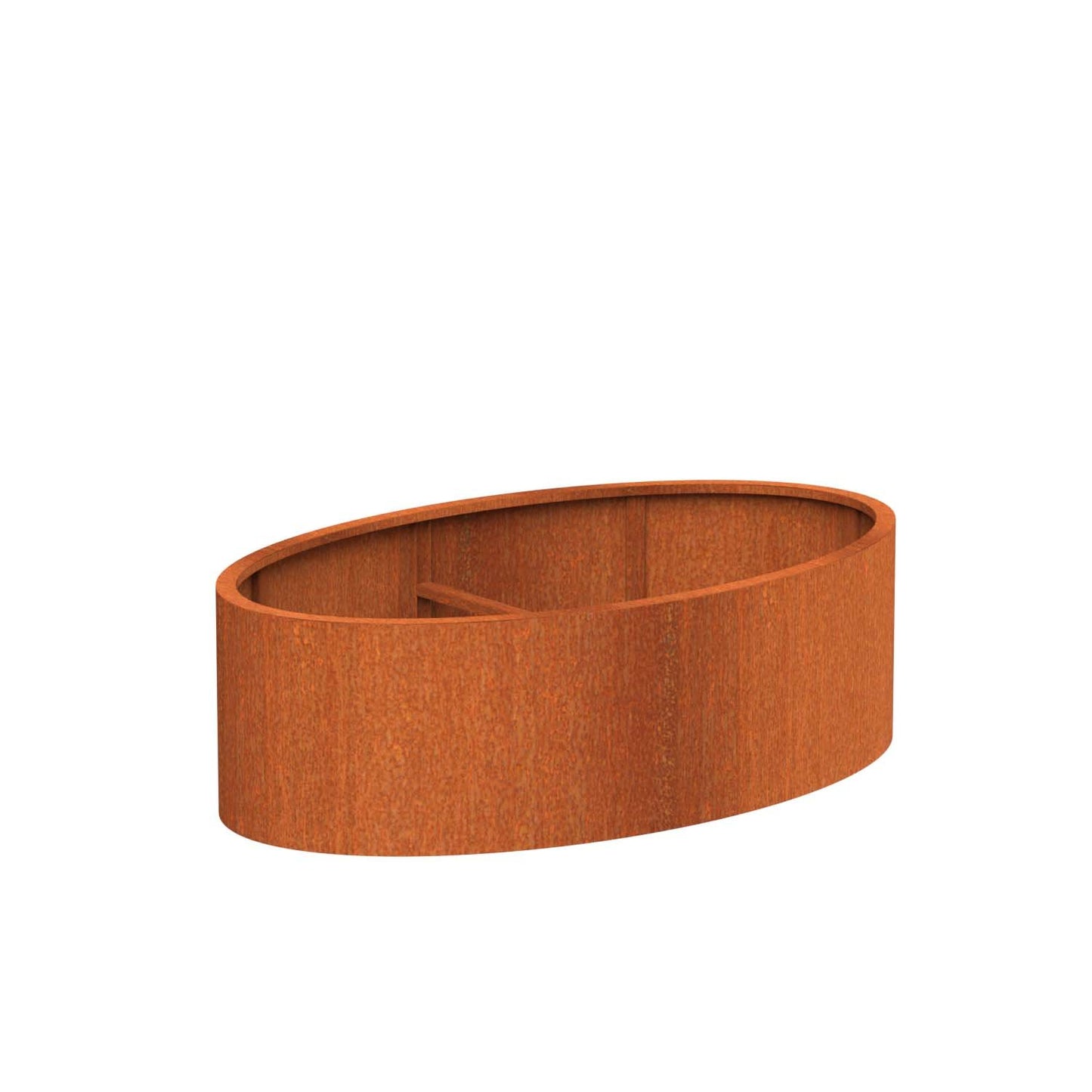 Pflanzgefäß ELLIPSE aus CorTen