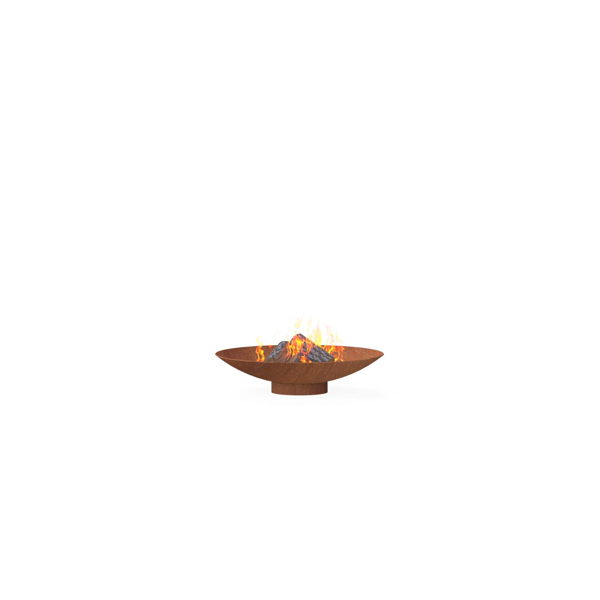 Feuerschale aus Corten