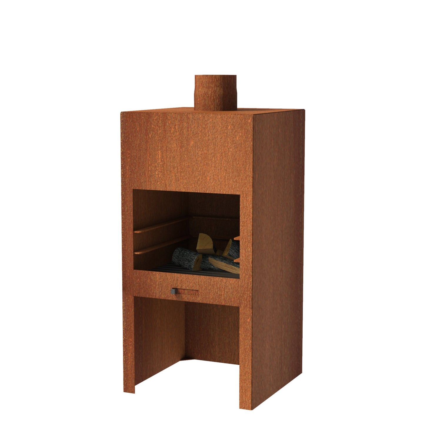 Kamin FORNO STIG aus CorTen