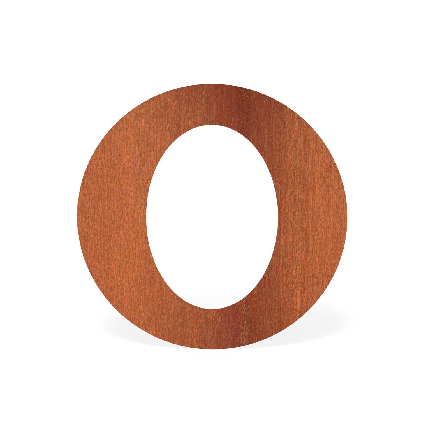Ofenrohr Rosette oval aus CorTen
