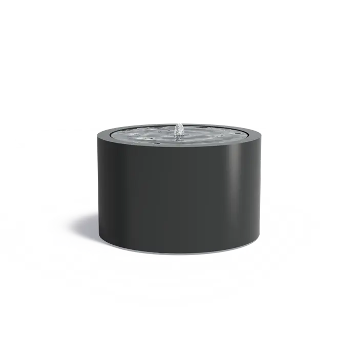 Wassertisch, rund, Aluminium