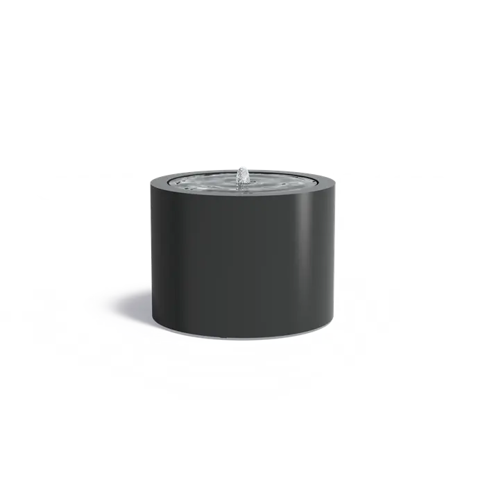 Wassertisch, rund, Aluminium