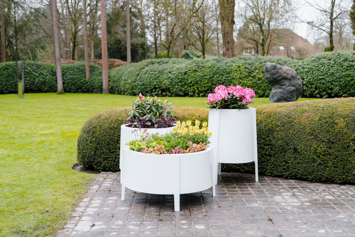 Pot de fleurs Botan en aluminium