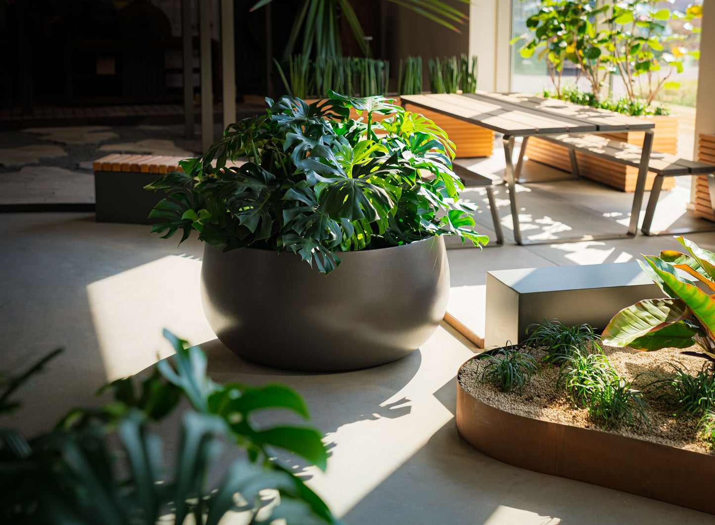 Pflanzgefäß, LORA, Fiberglas