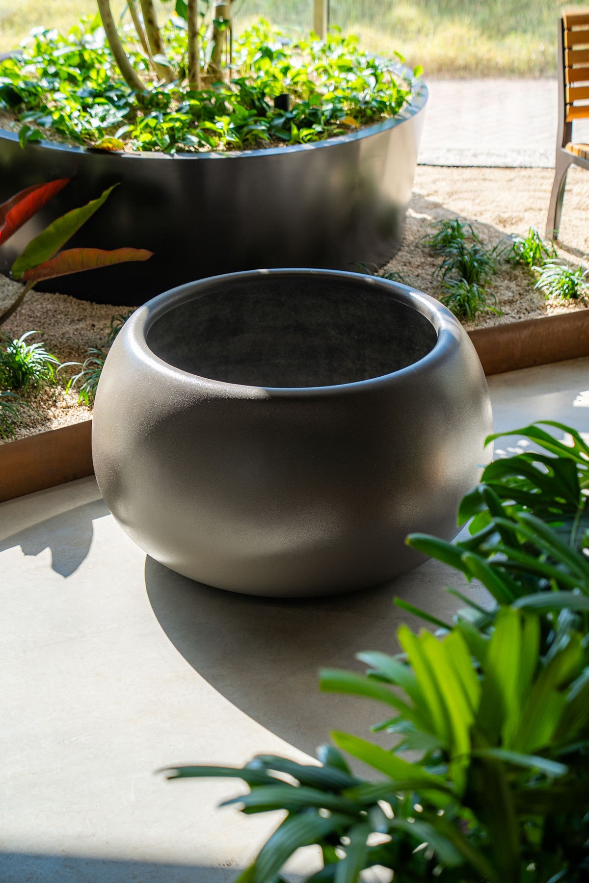 Pflanzgefäß, MERO, Fiberglas – Luxforge Garden