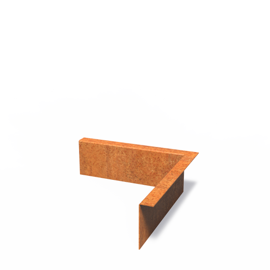 Rasenkante mit Umkantung (außen)