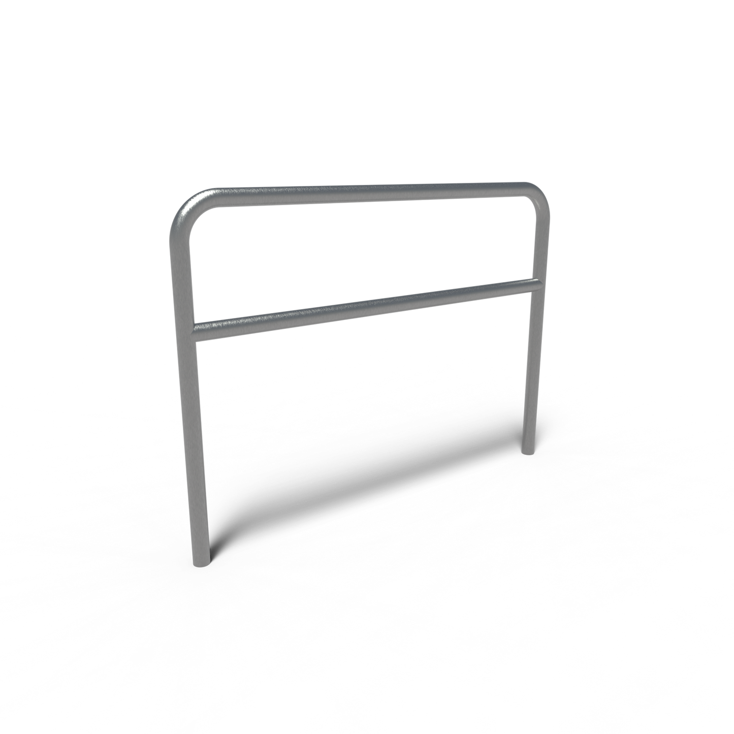 Fahrradständer, AROS, abgerundet, mit Blindstab, Stahl