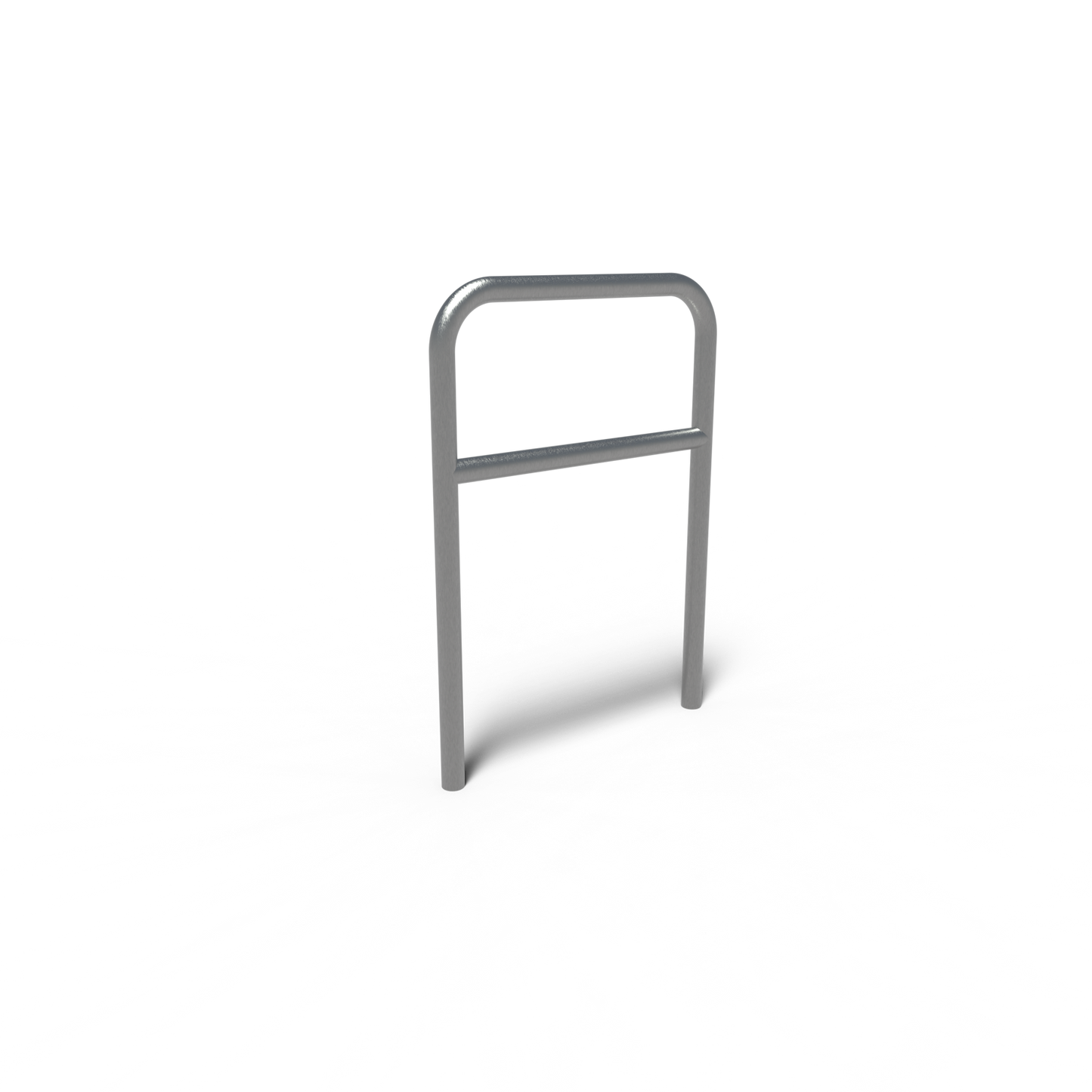 Fahrradständer, AROS, abgerundet, mit Blindstab, Stahl