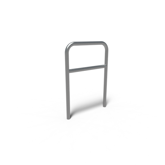 Fahrradständer, AROS, abgerundet, mit Blindstab, Stahl