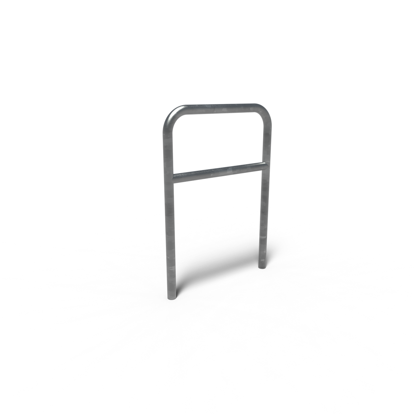 Fahrradständer, AROS, abgerundet, mit Blindstab, Stahl