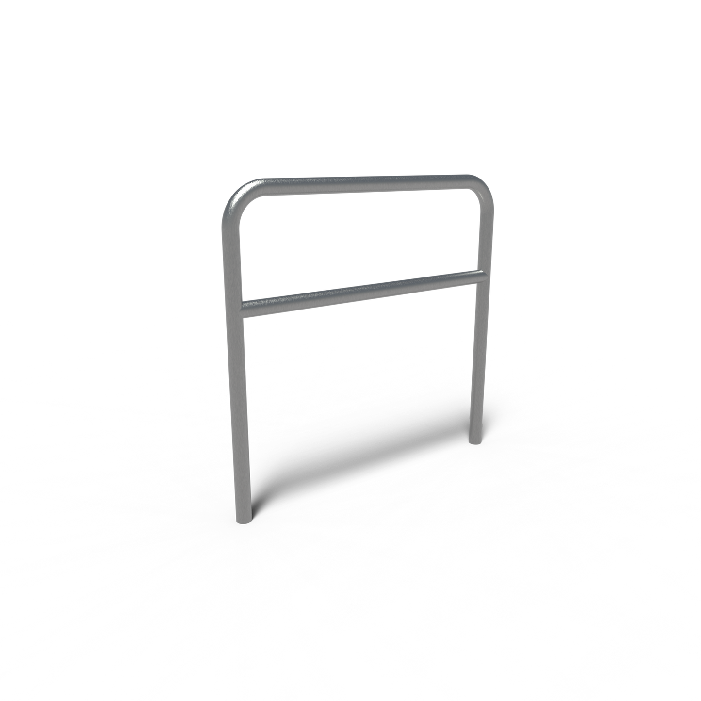 Fahrradständer, AROS, abgerundet, mit Blindstab, Stahl