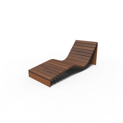 Loungesessel BORG, Corten