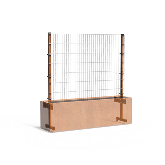 Rankgitter für Kletterpflanzen, TRELLIS, Corten