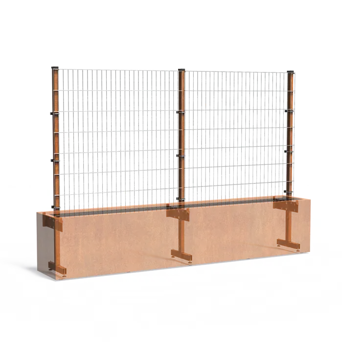 Treillis pour plantes grimpantes, TREILLIS, Corten