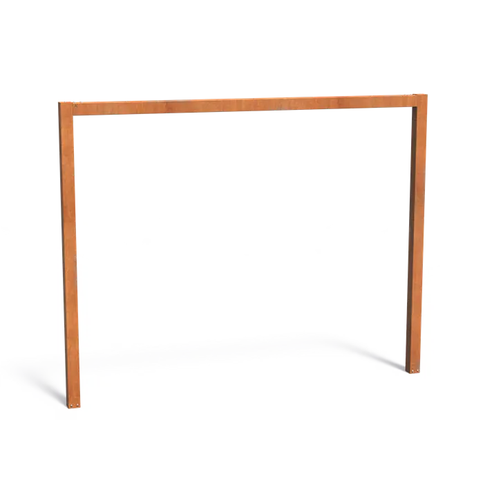 Pergola, en U, Corten