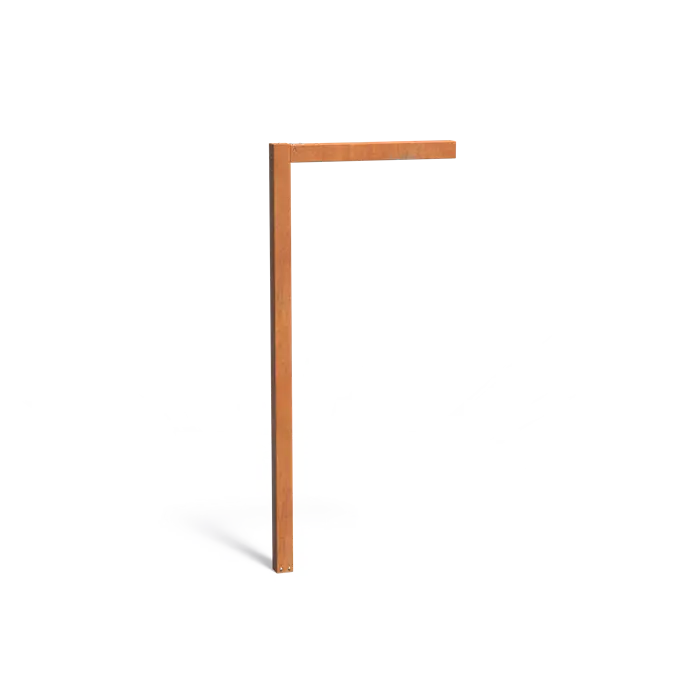 Pergola, en L, Corten