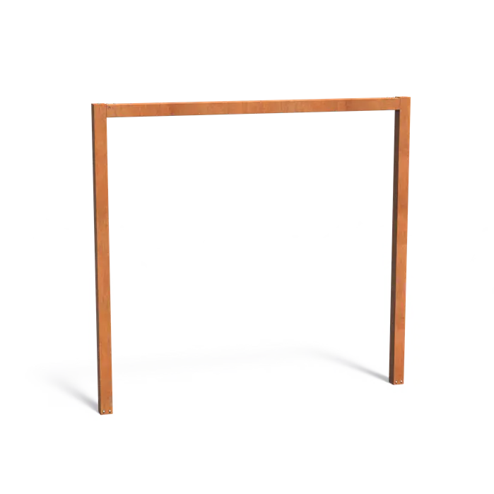 Pergola, en U, Corten