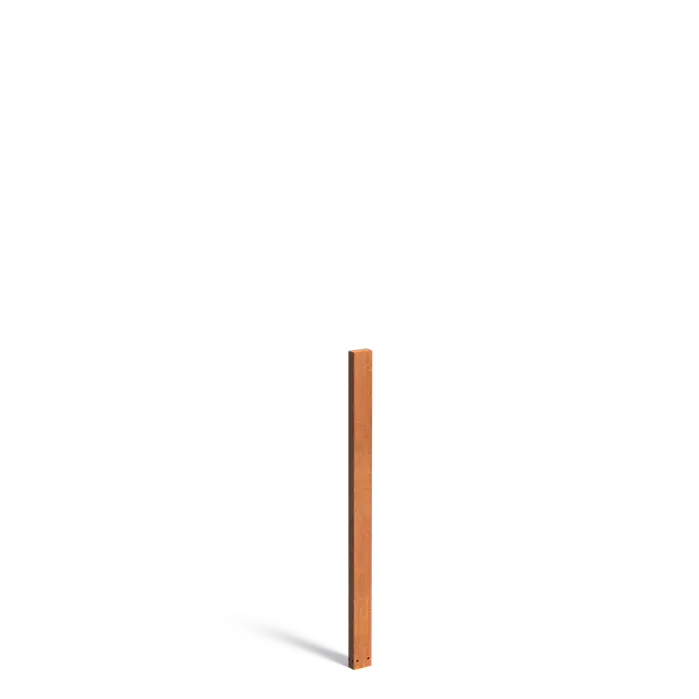 Gartenpfosten,  Single, Corten