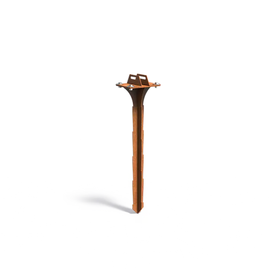 Bodenanker, Gartenpfosten , Corten