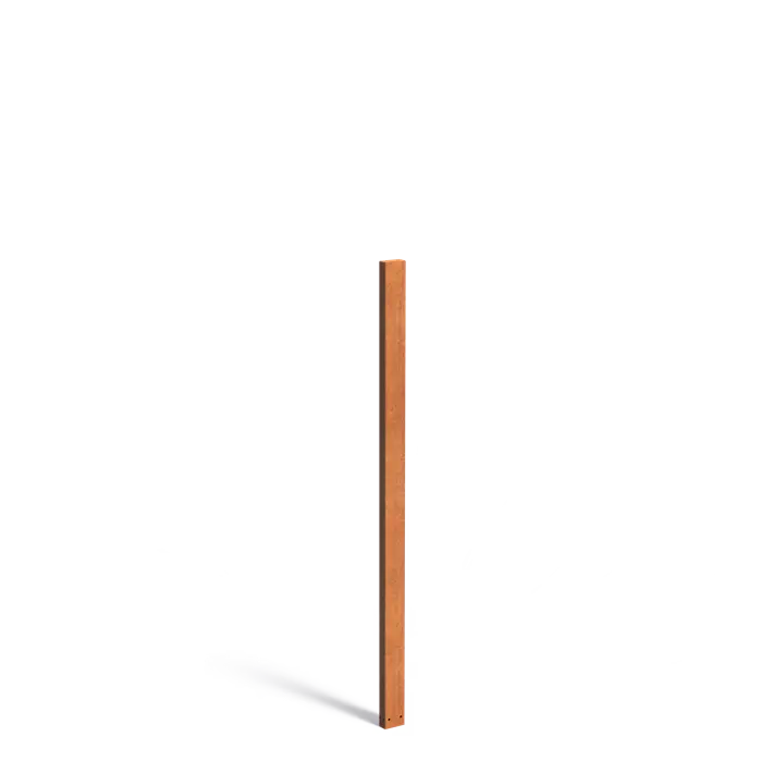Gartenpfosten,  Single, Corten