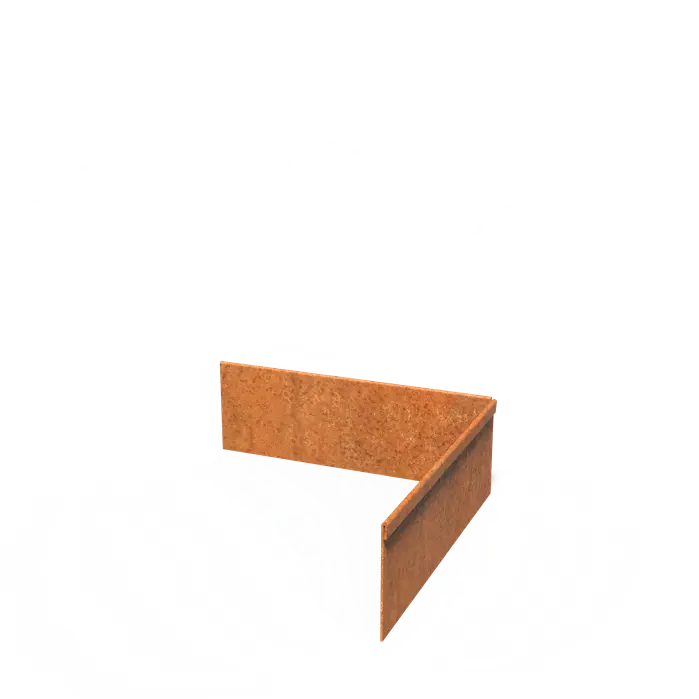 Angle avec pli extérieur