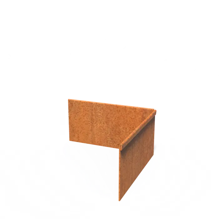 Angle avec pli extérieur