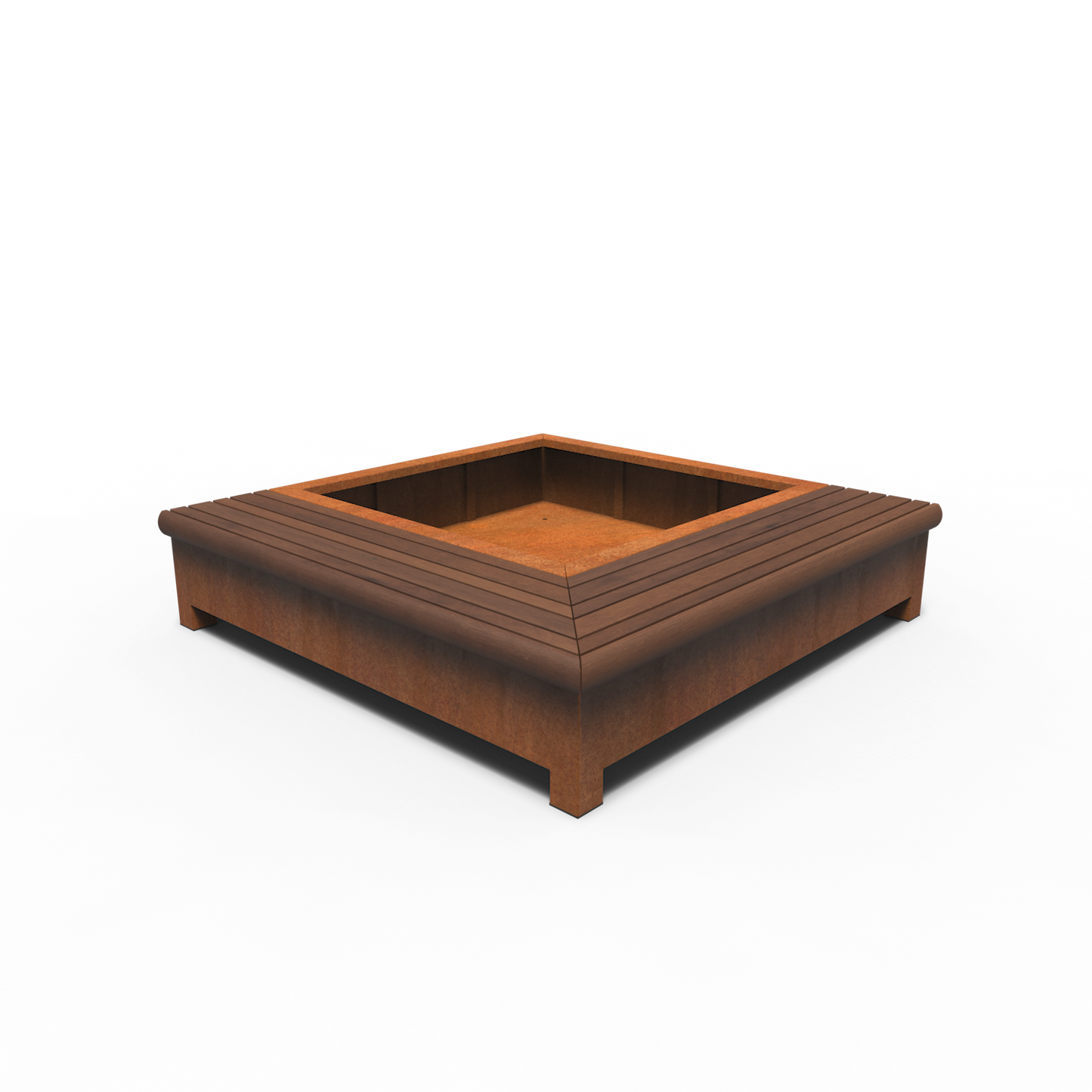 Greenpoints, AROS, mit Eckbank, Corten