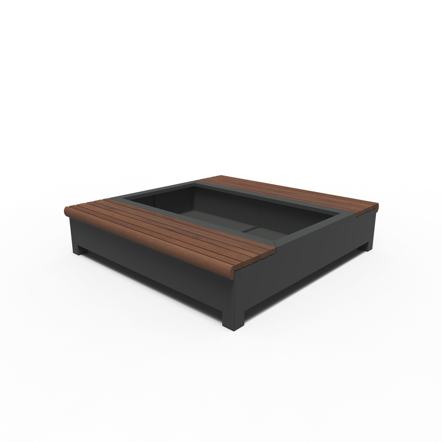 Greenpoints, AROS, mit Doppelbank, Aluminium