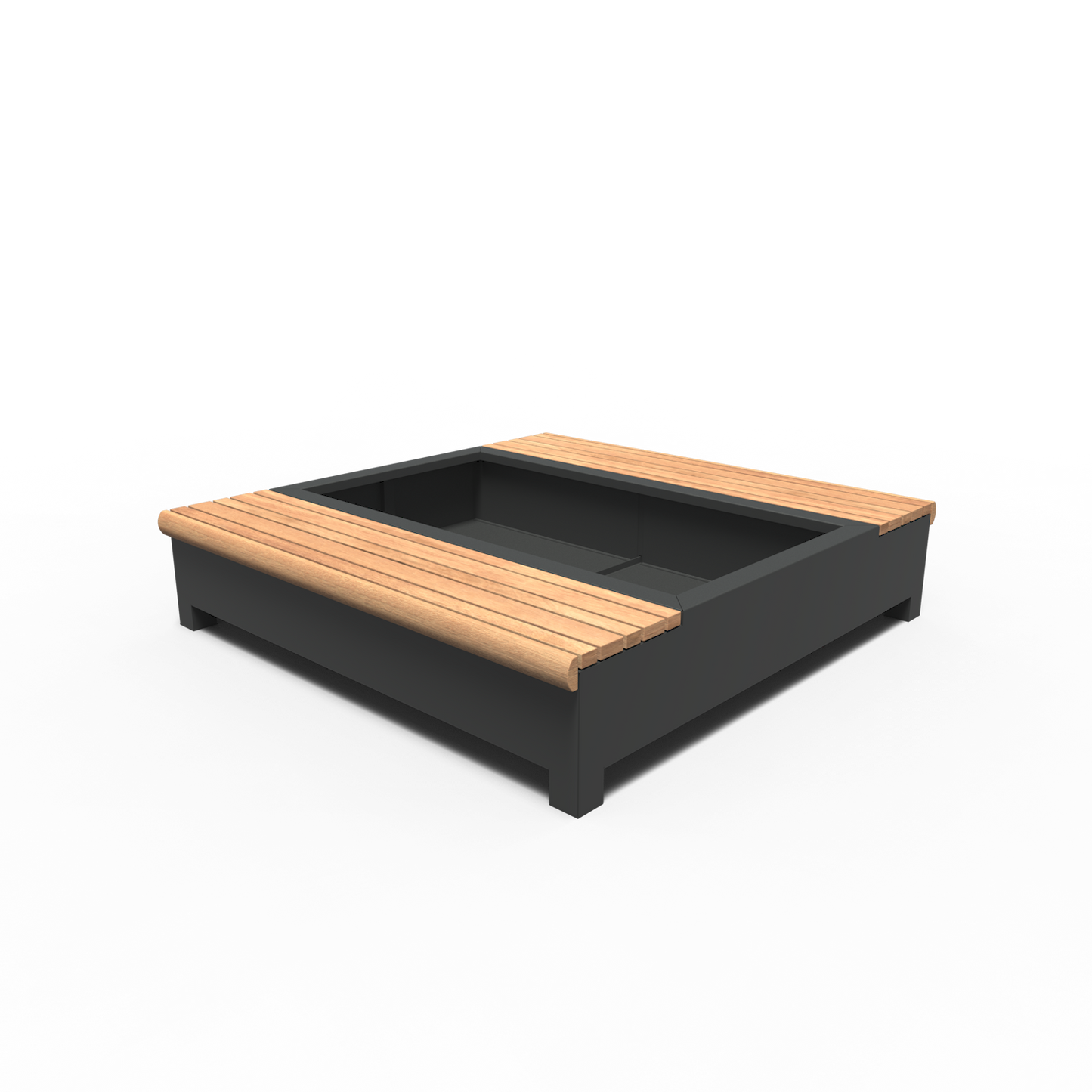 Greenpoints, AROS, mit Doppelbank, Aluminium