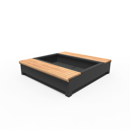 Greenpoints, AROS, mit Doppelbank, Aluminium