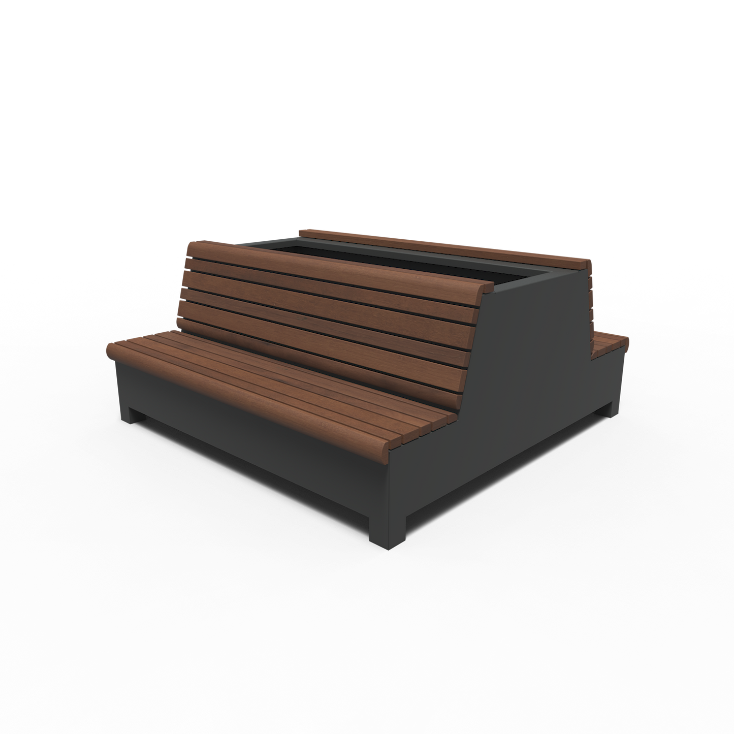 Greenpoints, AROS, mit Doppelbank, Aluminium