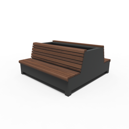 Greenpoints, AROS, mit Doppelbank, Aluminium