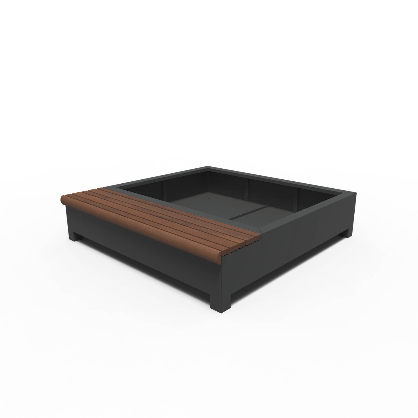 Greenpoints, AROS, mit Einzelbank, Aluminium