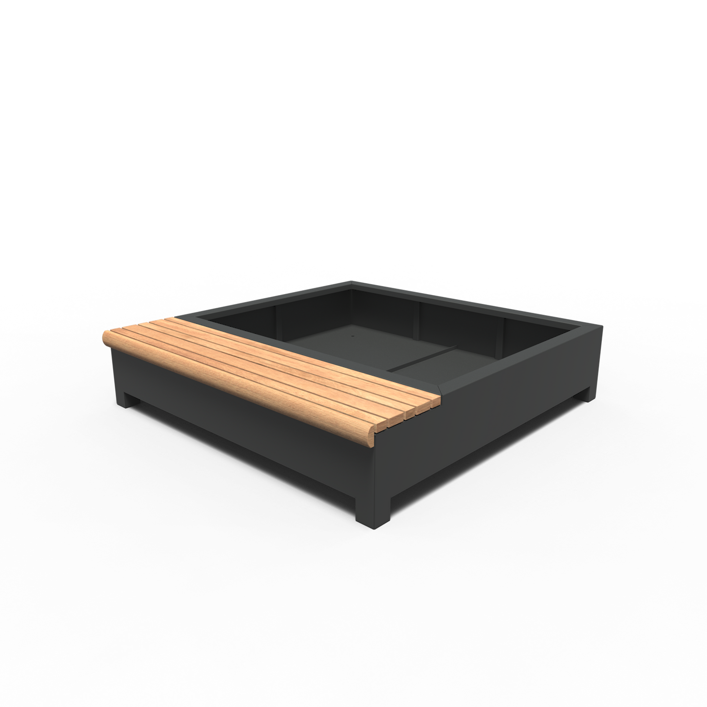 Greenpoints, AROS, mit Einzelbank, Aluminium