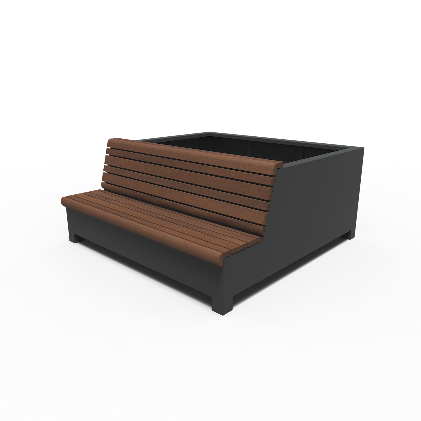 Greenpoints, AROS, mit Einzelbank, Aluminium