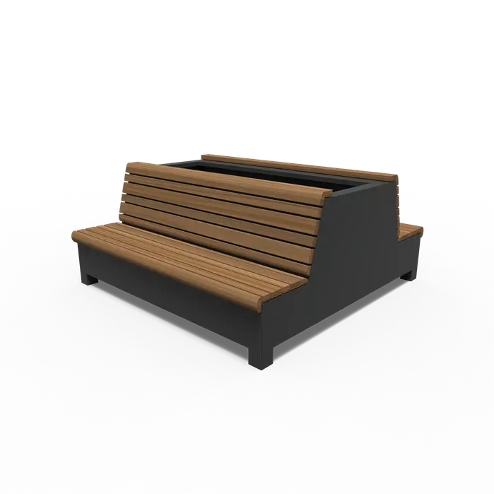 Greenpoints, AROS, mit Doppelbank, Aluminium