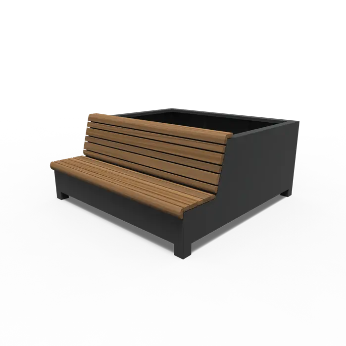 Greenpoints, AROS, mit Einzelbank, Aluminium