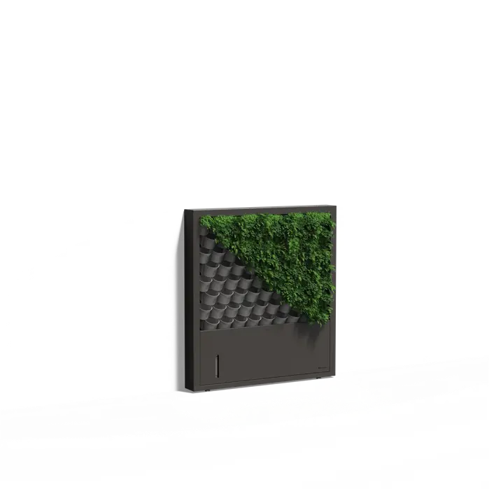 Pflanzenwand, stehendes Wandsystem
