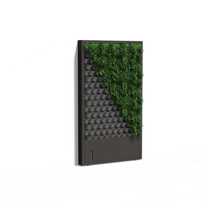 Pflanzenwand, stehendes Wandsystem