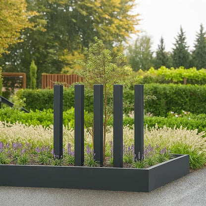 Gartenpfosten, Single, Stahl