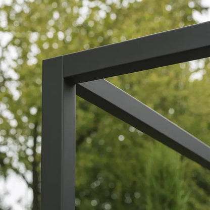 Pergola, droite, acier