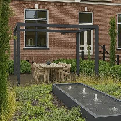 Pergola, droite, acier