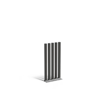 Gartenpfosten, 5er-Set, Stahl