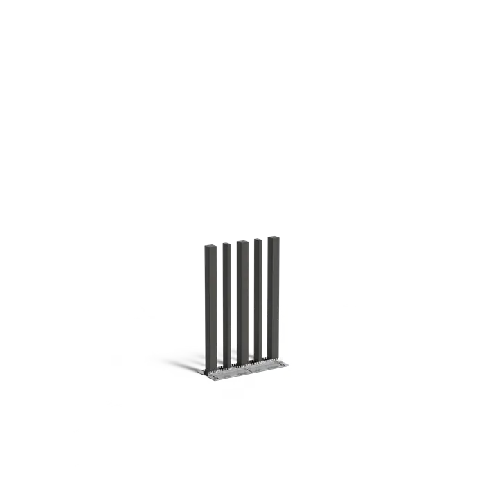 Gartenpfosten, 5er-Set, variabel, Stahl