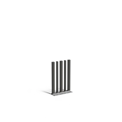 Gartenpfosten, 5er-Set, variabel, Stahl